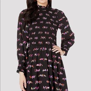 Kate Spade Love Birds Smocked Dress